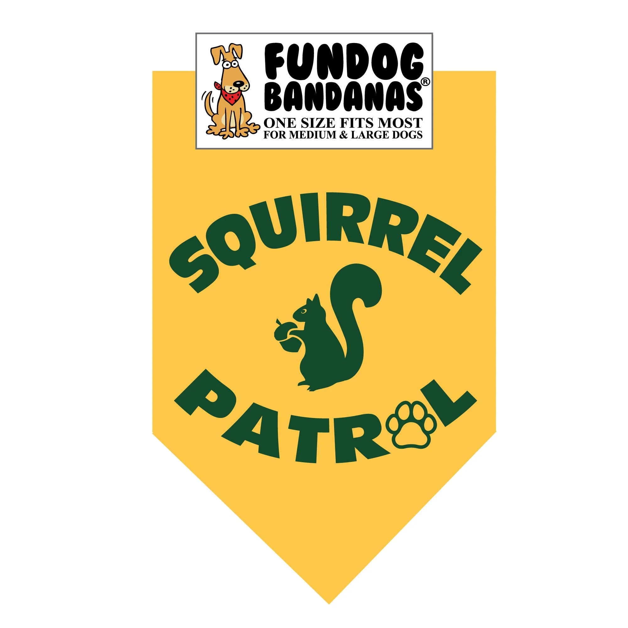 Squirrel Patrol Bandana