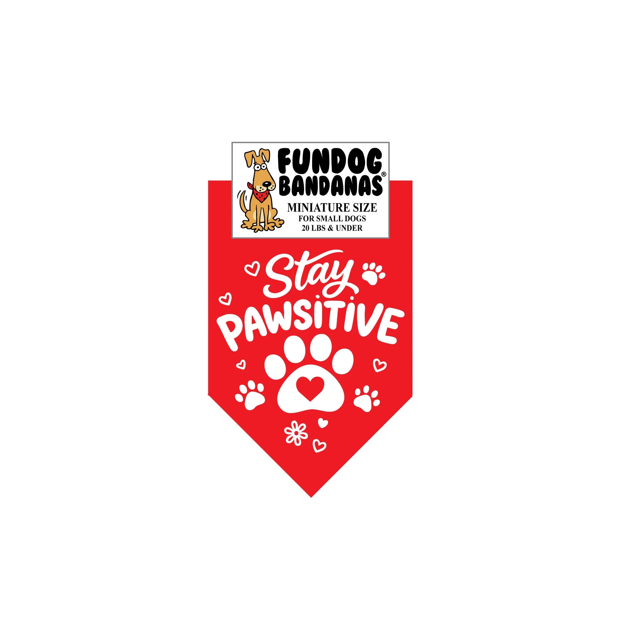 Stay Pawsitive Bandana - Image 10