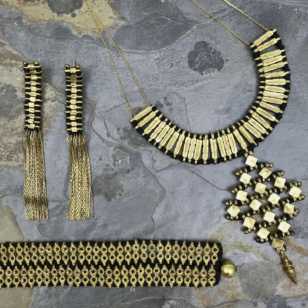 Temple Tassel Earrings - Image 5