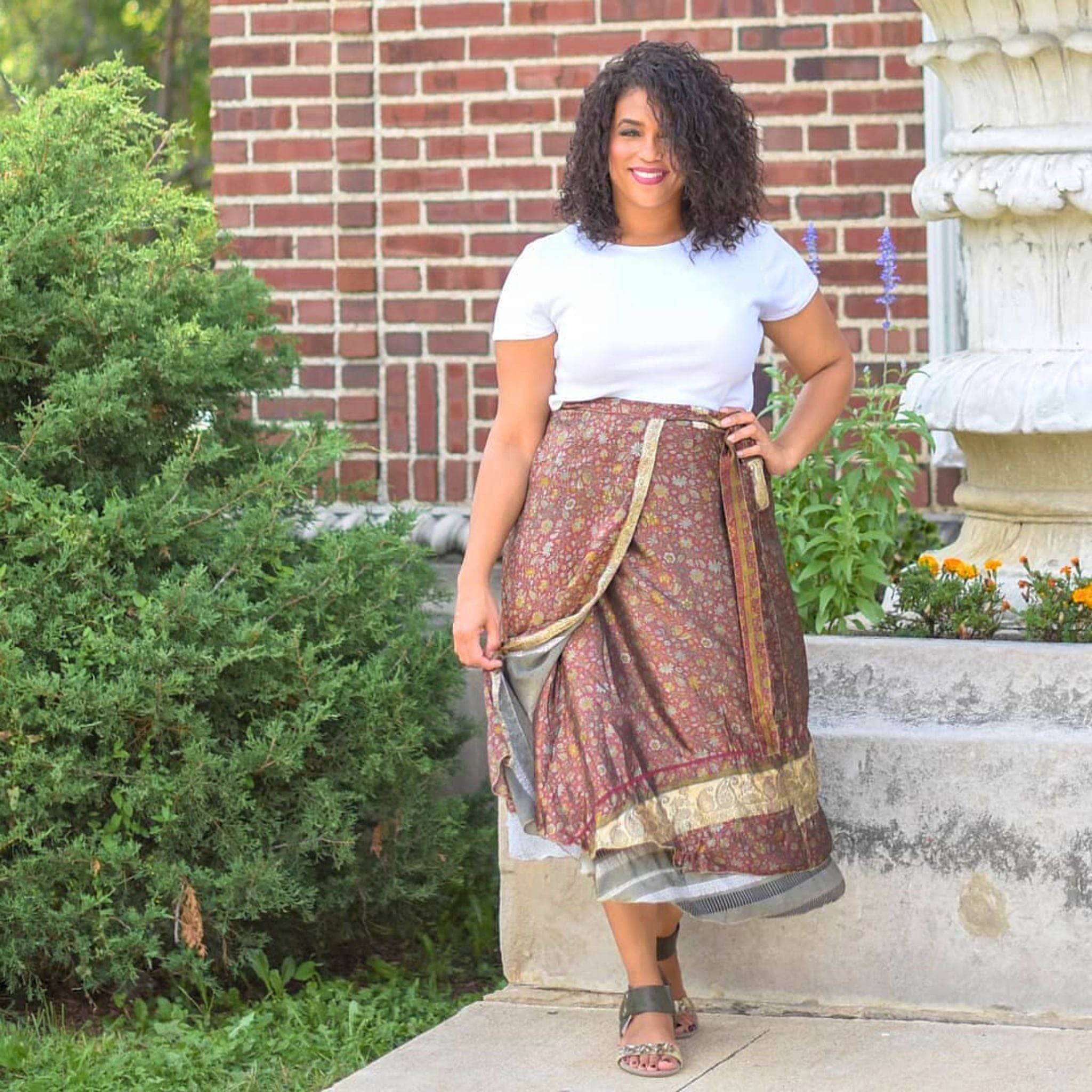 The Original Sari Wrap Skirt - Image 64