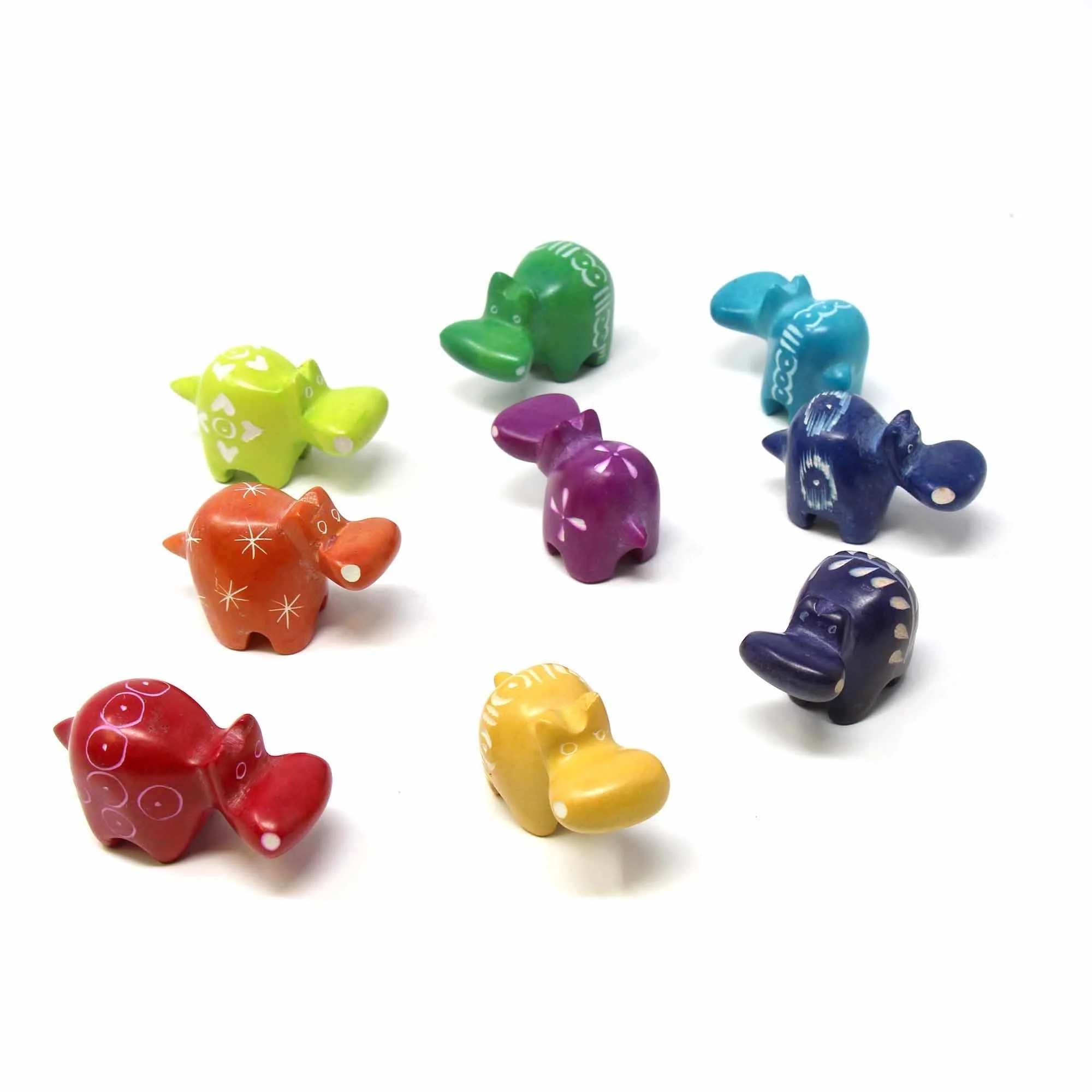 Tiny Soapstone Hippo