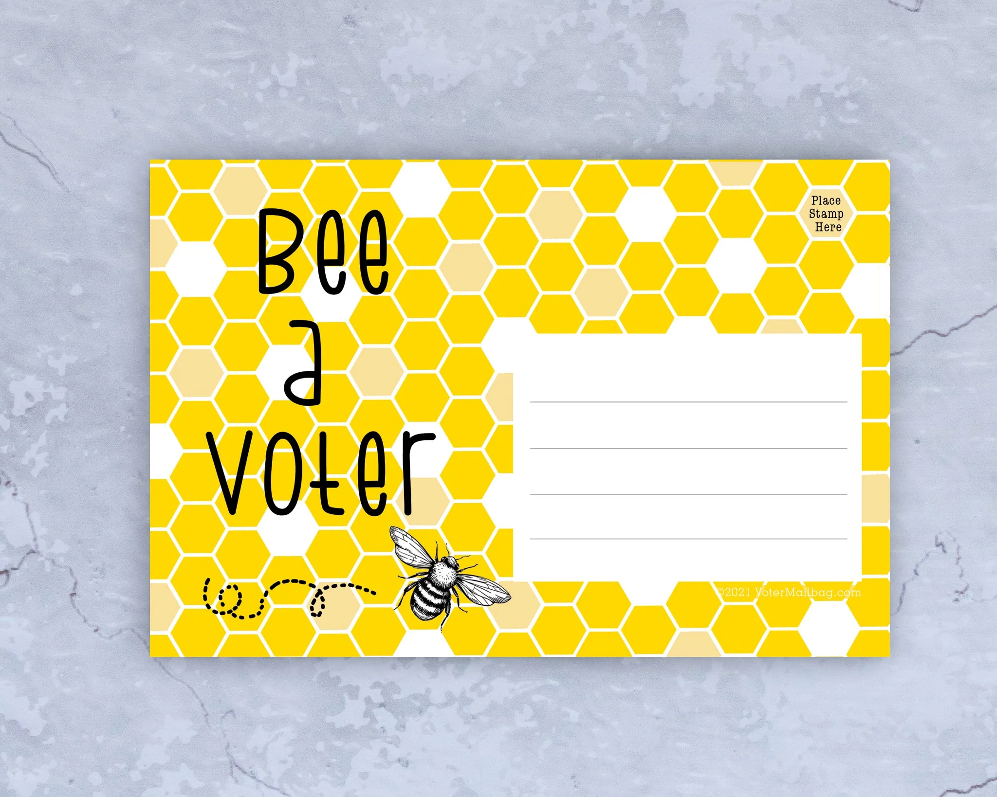 Voter Postcard Variety Pack – 125 Bulk Postcards, 5 Designs | Voter Mailbag - Image 3
