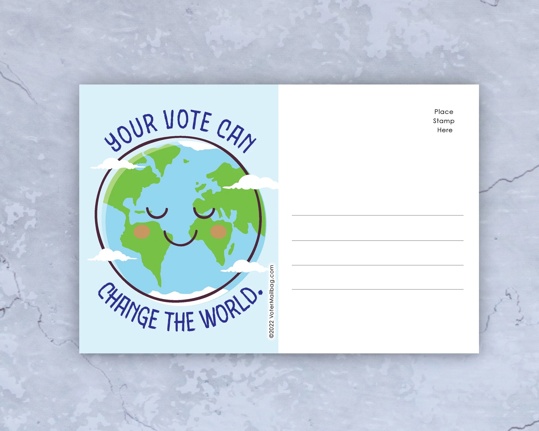 Voter Postcard Variety Pack – 125 Bulk Postcards, 5 Designs | Voter Mailbag - Image 5