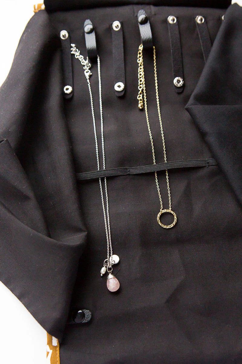 Wayfarer Jewelry Roll - Ruby Poppy - Image 3