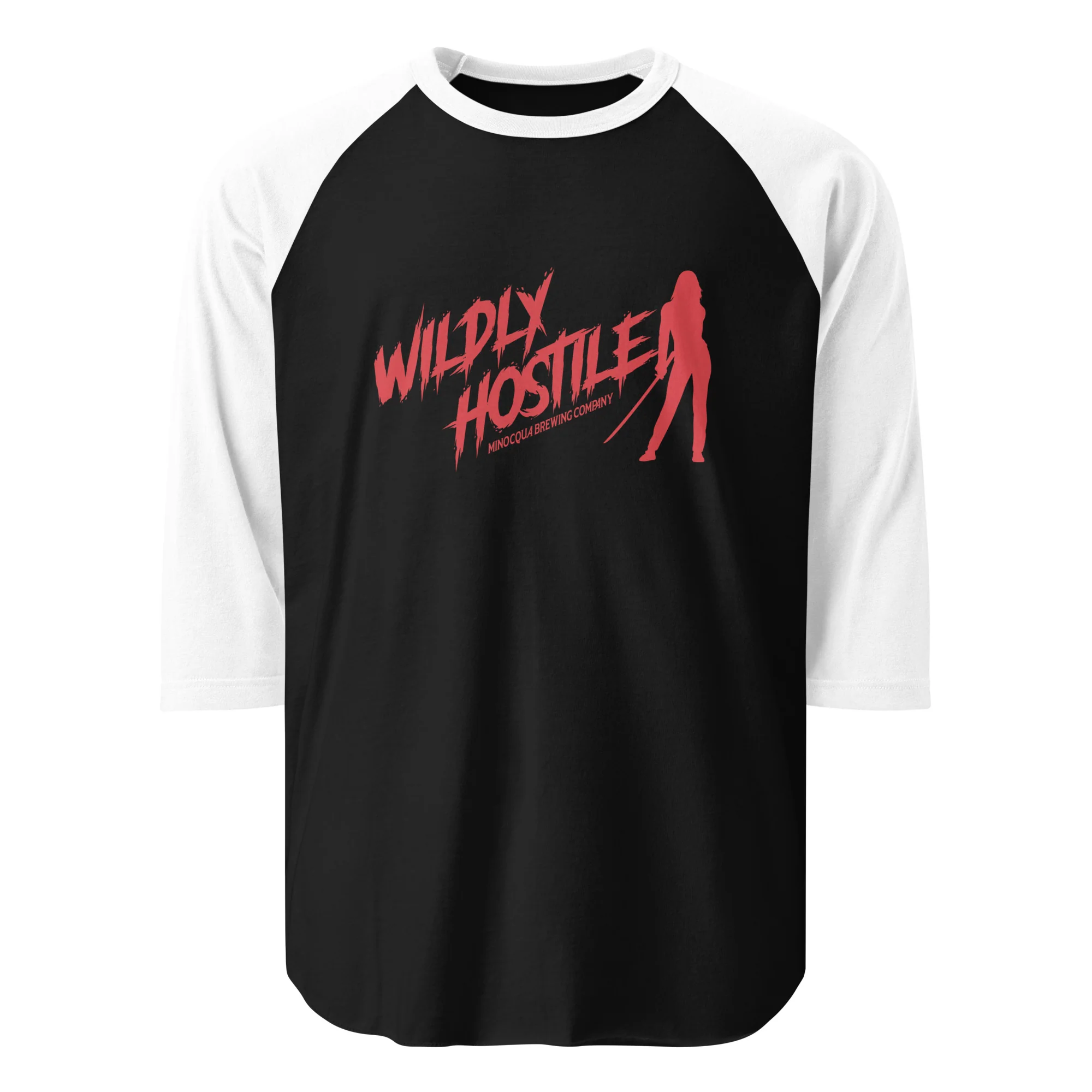 Wildly Hostile 3/4 Sleeve T-Shirt - Image 2